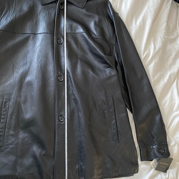 NWT. Andrew Marc men’s XXL coat. Vintage 1990s. Beautiful black calfskin. - Picture 14 of 14